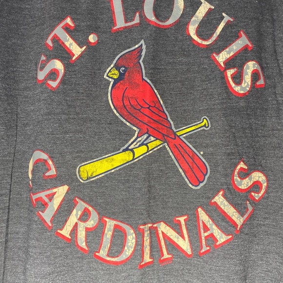 MLB St Louis Cardinals Heathered Raglan Graphic Tee Shirt men sz XXL - Picture 2 of 5